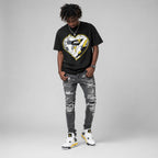 Tour Yellow 4s DopeSkill T-Shirt Heart Jordan 4 Graphic