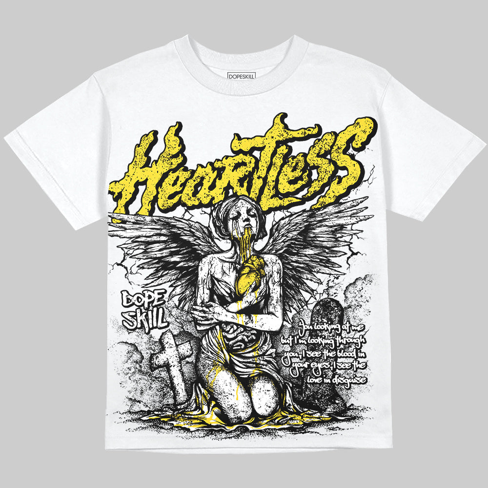 Tour Yellow 4s DopeSkill Oversize Print T-Shirt Heartless Graphic