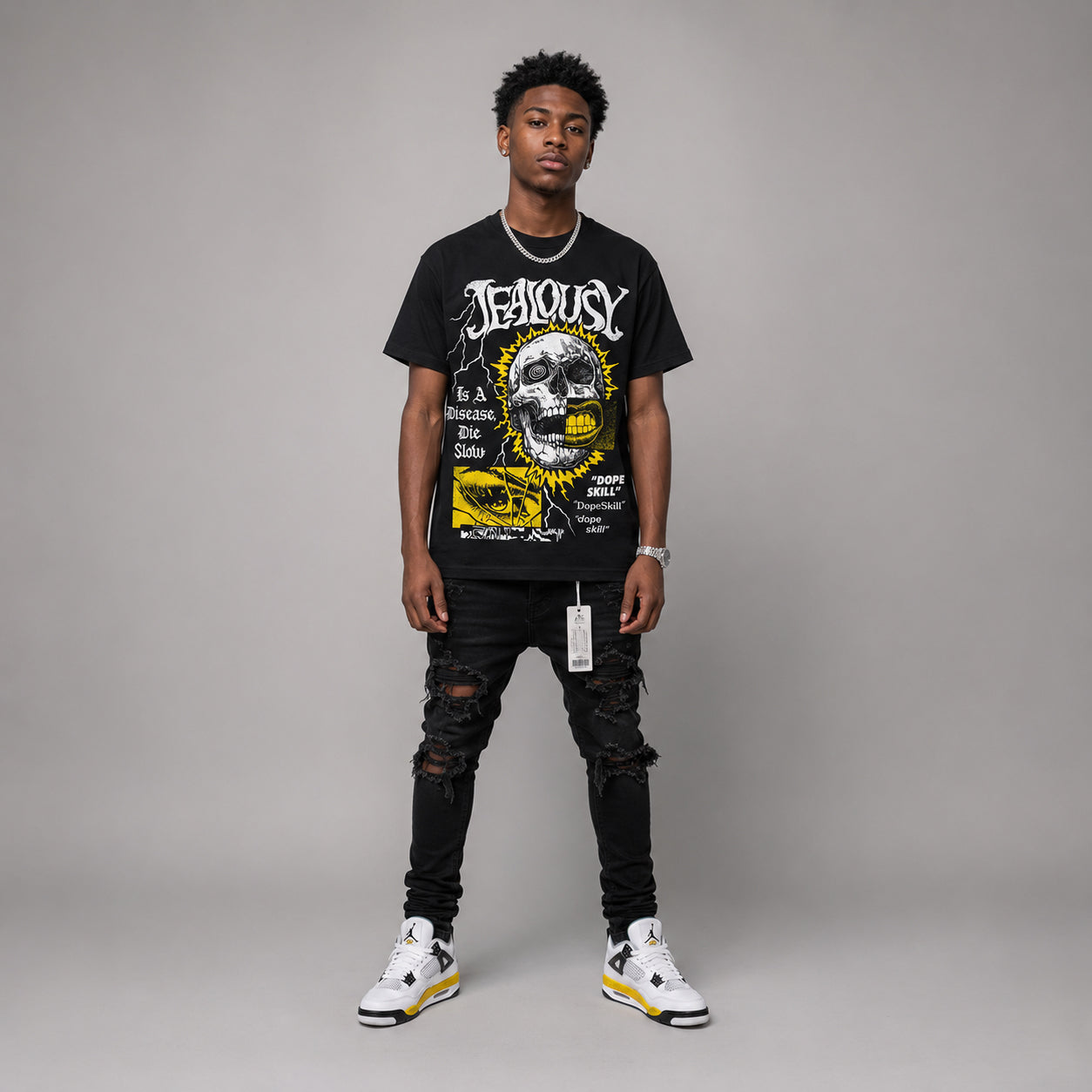 Tour Yellow 4s DopeSkill T-Shirt Jealousy Graphic