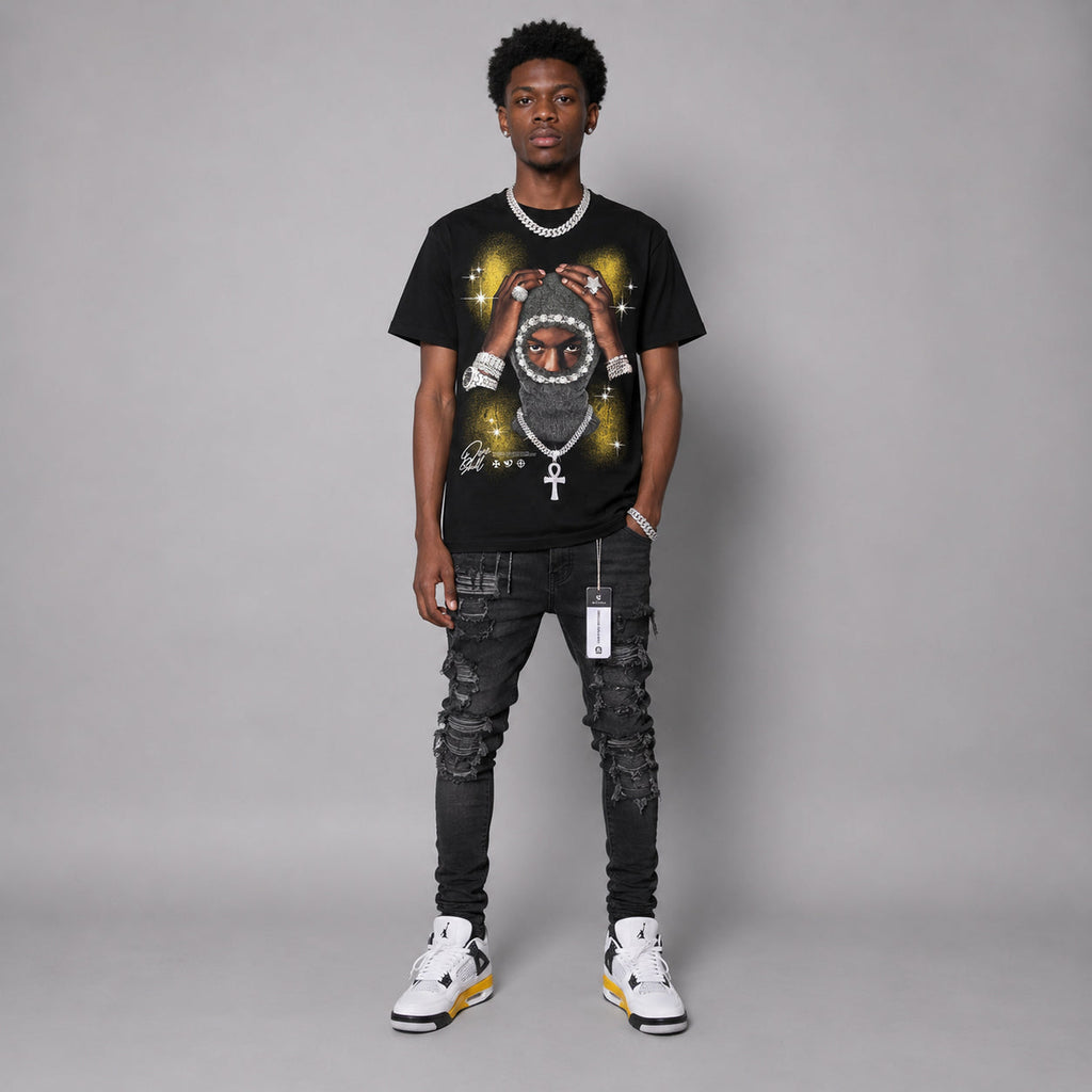 Tour Yellow 4s DopeSkill T-Shirt Key of Life Graphic