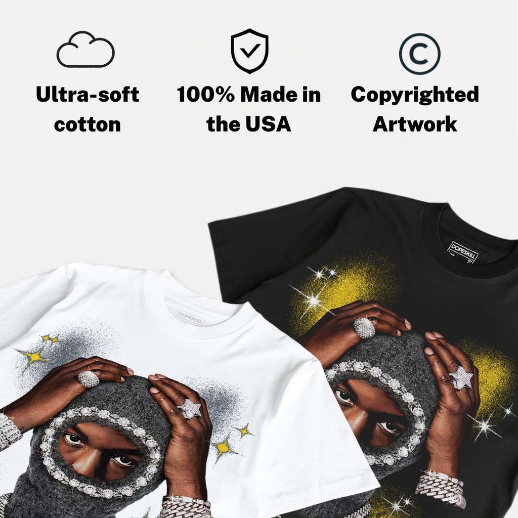 Tour Yellow 4s DopeSkill T-Shirt Key of Life Graphic