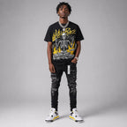 Tour Yellow 4s DopeSkill T-Shirt Laid Back Graphic