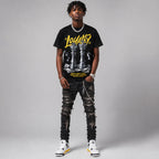 Tour Yellow 4s DopeSkill T-Shirt Loyalty Graphic