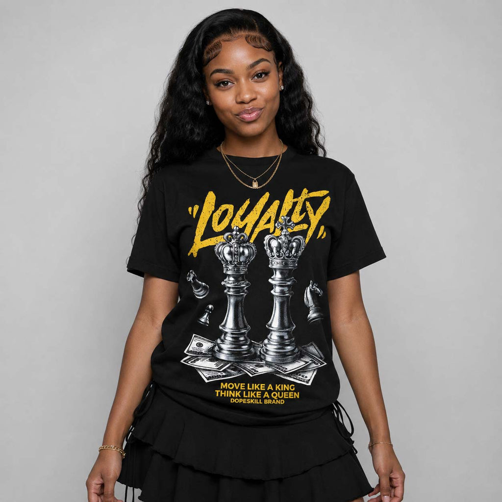 Tour Yellow 4s DopeSkill T-Shirt Loyalty Graphic