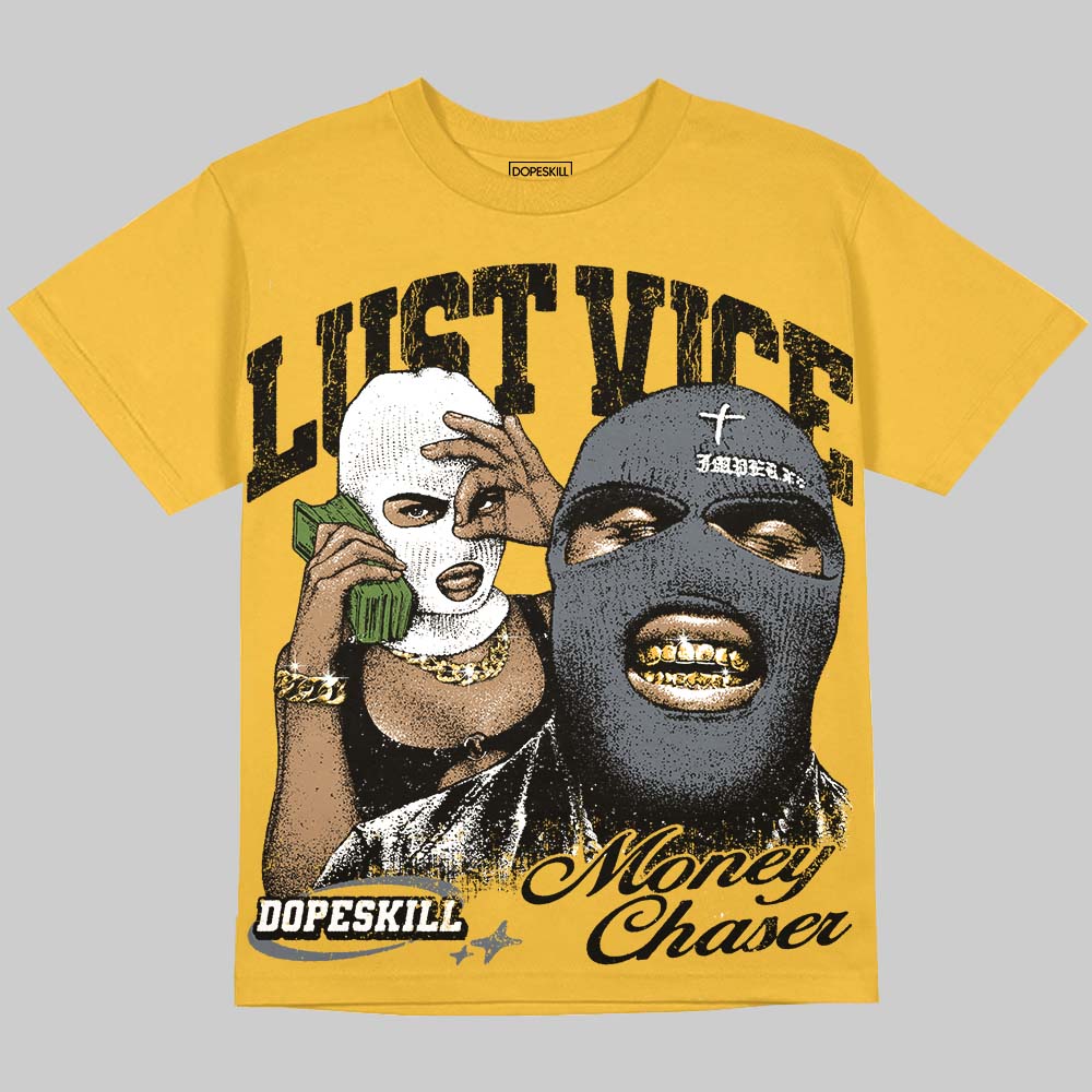 Tour Yellow 4s DopeSkill Oversize Print T-Shirt Lust Vice Graphic