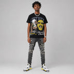 Tour Yellow 4s DopeSkill Oversize Print T-Shirt Lust Vice Graphic