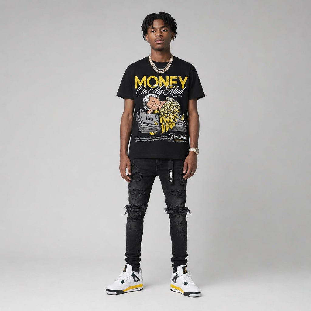 Tour Yellow 4s DopeSkill T-Shirt MOMM Graphic