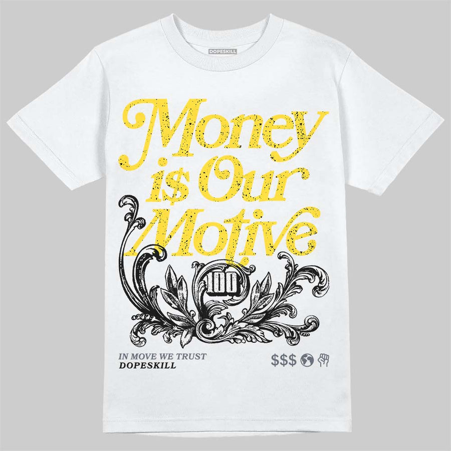 Tour Yellow 4s ChanceGeschenk T-Shirt Geld ist unser Motiv Typo Grafik