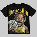 Tour Yellow 4s DopeSkill Oversize Print T-Shirt Money Loves Me Graphic