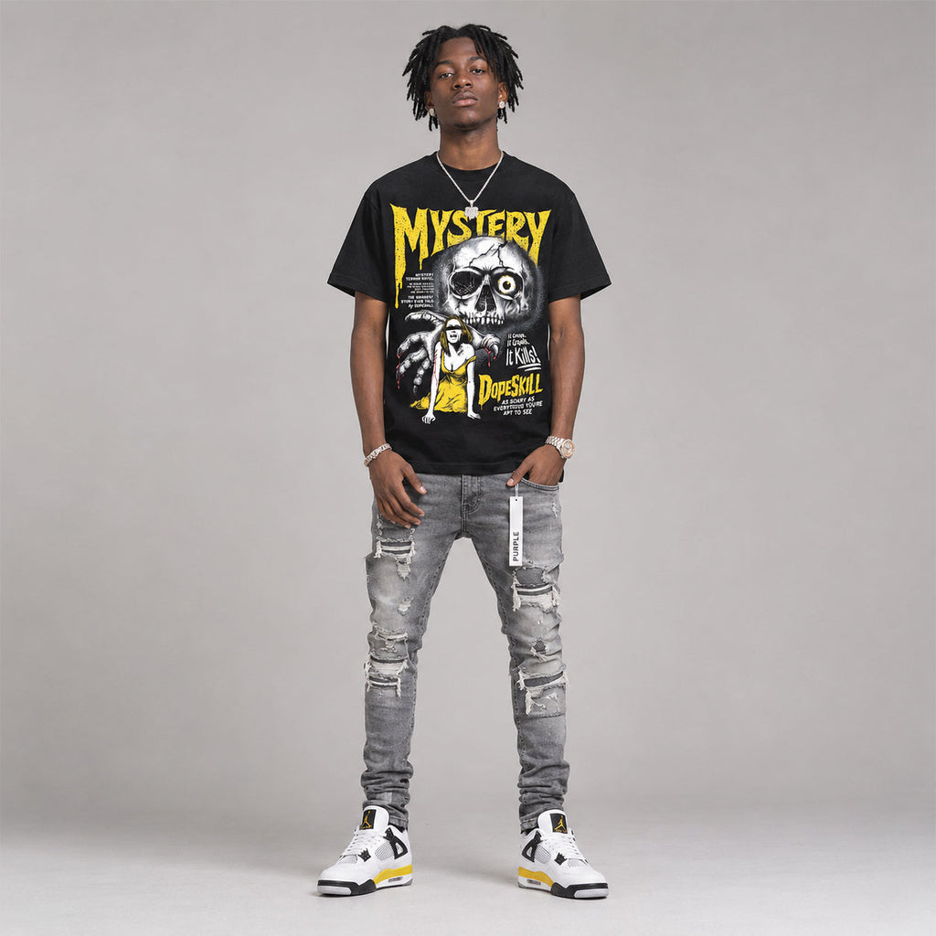 Tour Yellow 4s DopeSkill T-Shirt Mystery Ghostly Grasp Graphic