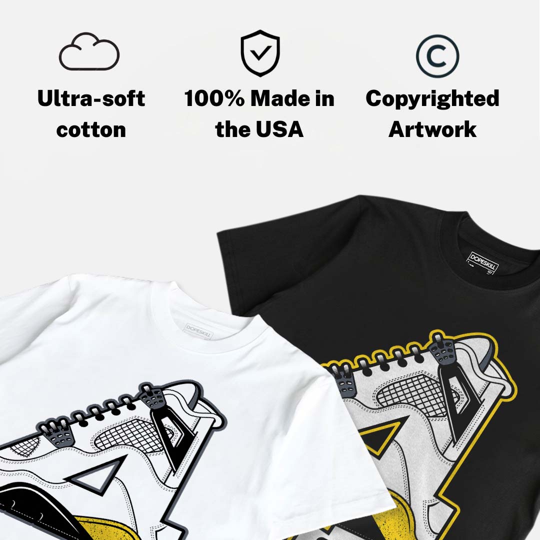 Tour Yellow 4s DopeSkill T-Shirt No.4 Graphic