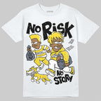 Tour Yellow 4s DopeSkill T-Shirt No Risk No Story Graphic