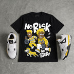 Tour Yellow 4s DopeSkill T-Shirt No Risk No Story Graphic