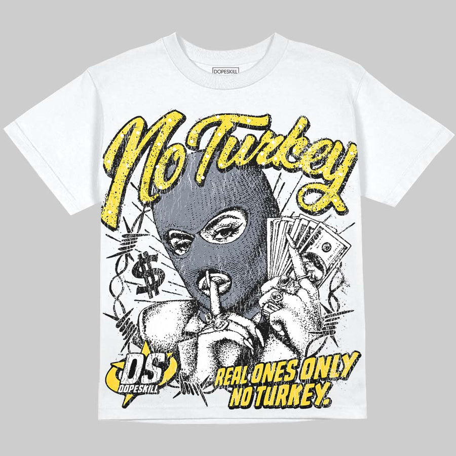 Gelbes Tour 4s ChanceGift Oversize-T-Shirt ohne Truthahn-Grafik