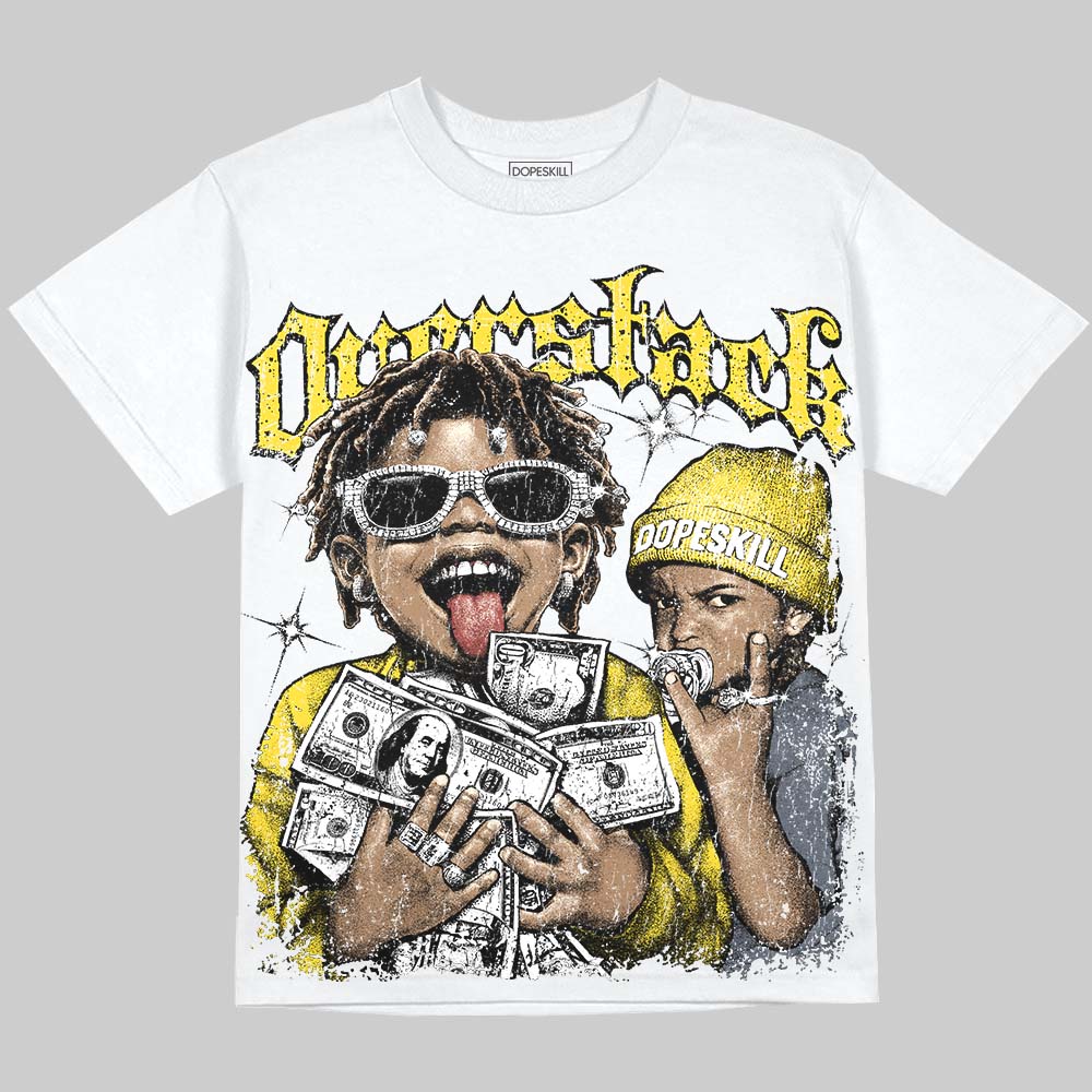 Tour Yellow 4s DopeSkill Oversize Print T-Shirt Overstack Graphic