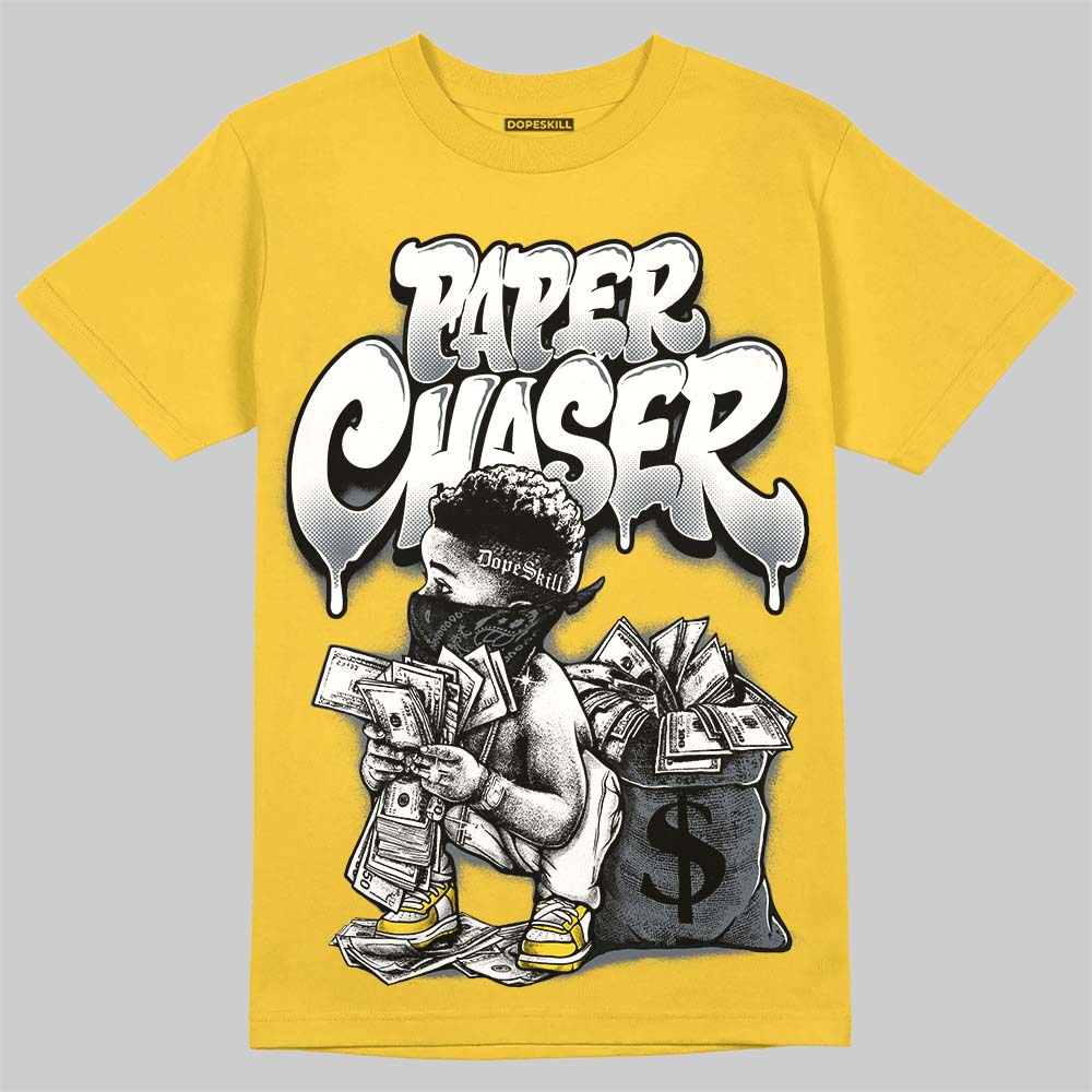 Tour Yellow 4s DopeSkill T-Shirt Paper Chaser Boy Graphic