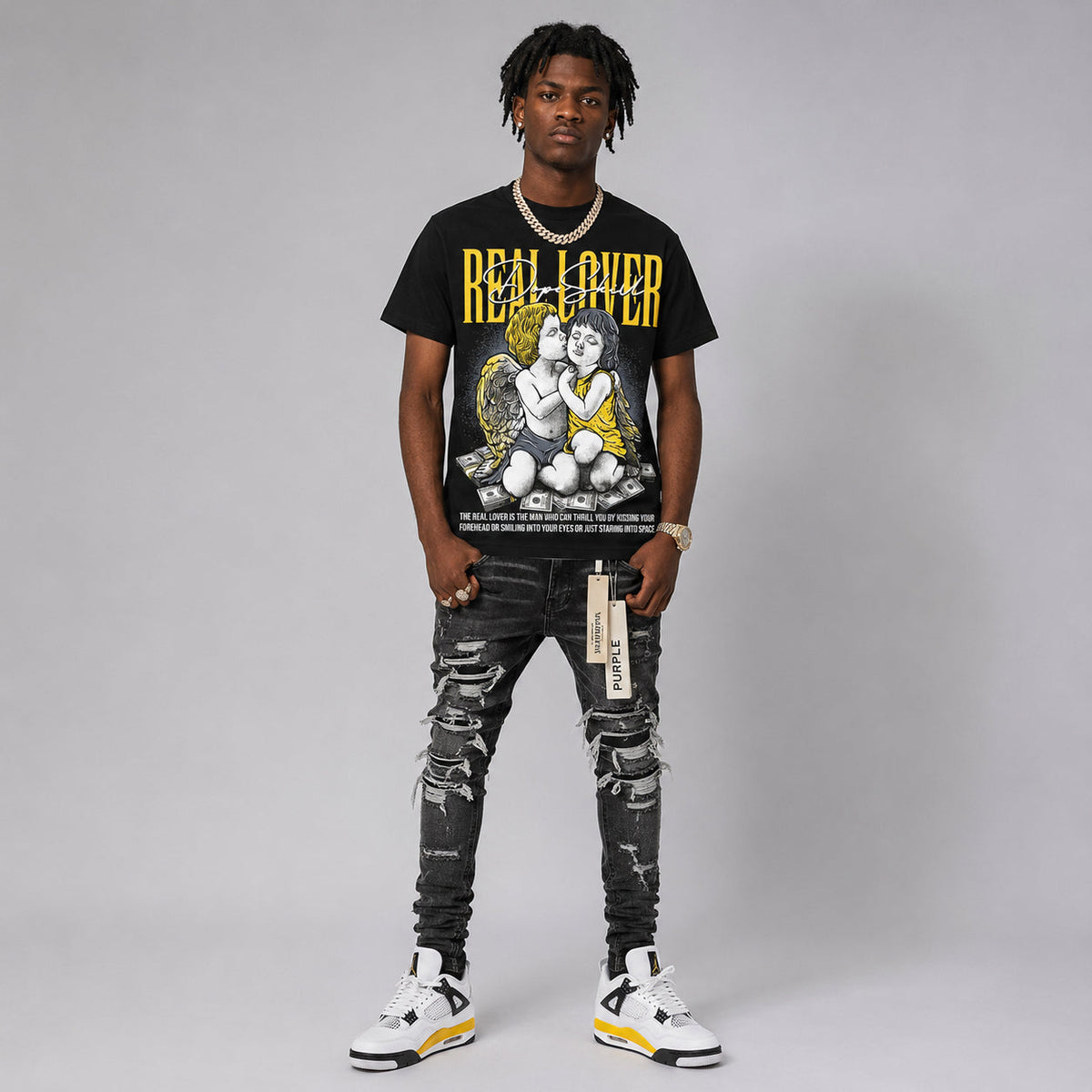 Tour Yellow 4s DopeSkill T-Shirt Real Lover Graphic