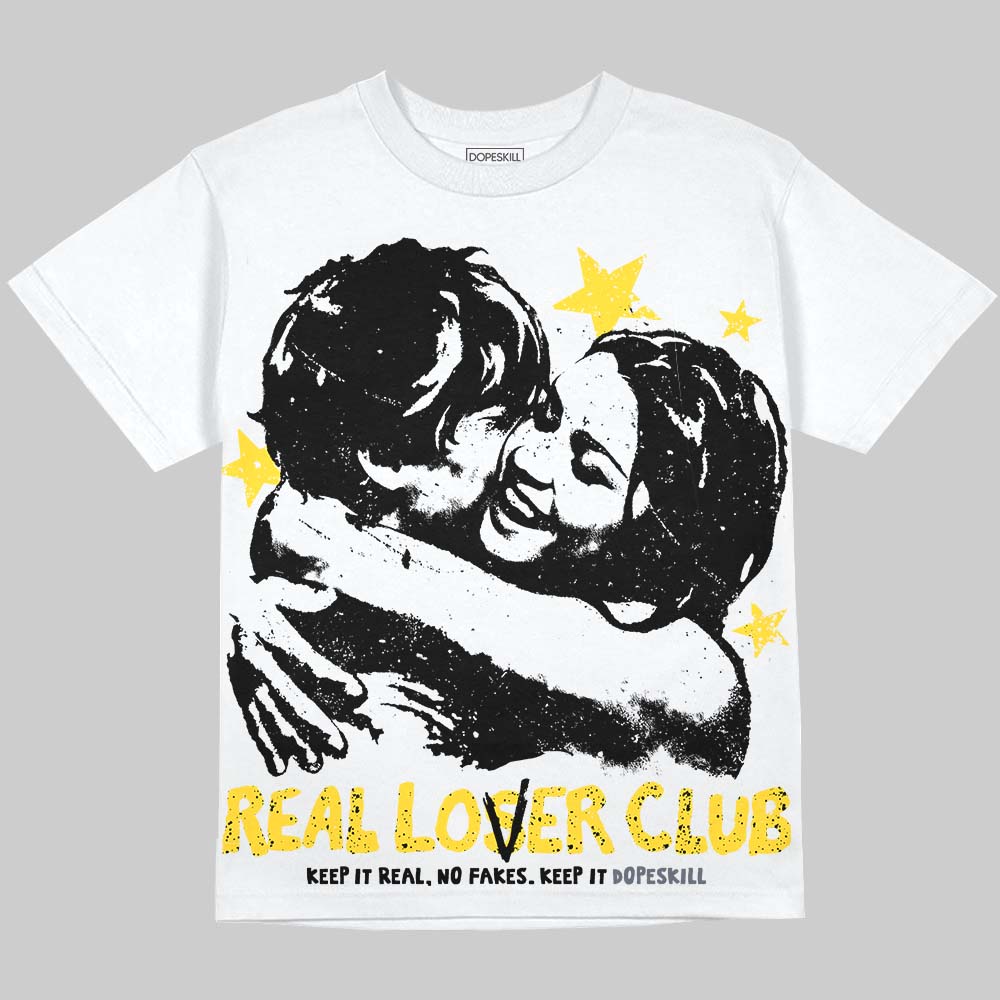 Tour Yellow 4s DopeSkill Oversize Print T-Shirt Real Lover Club Graphic
