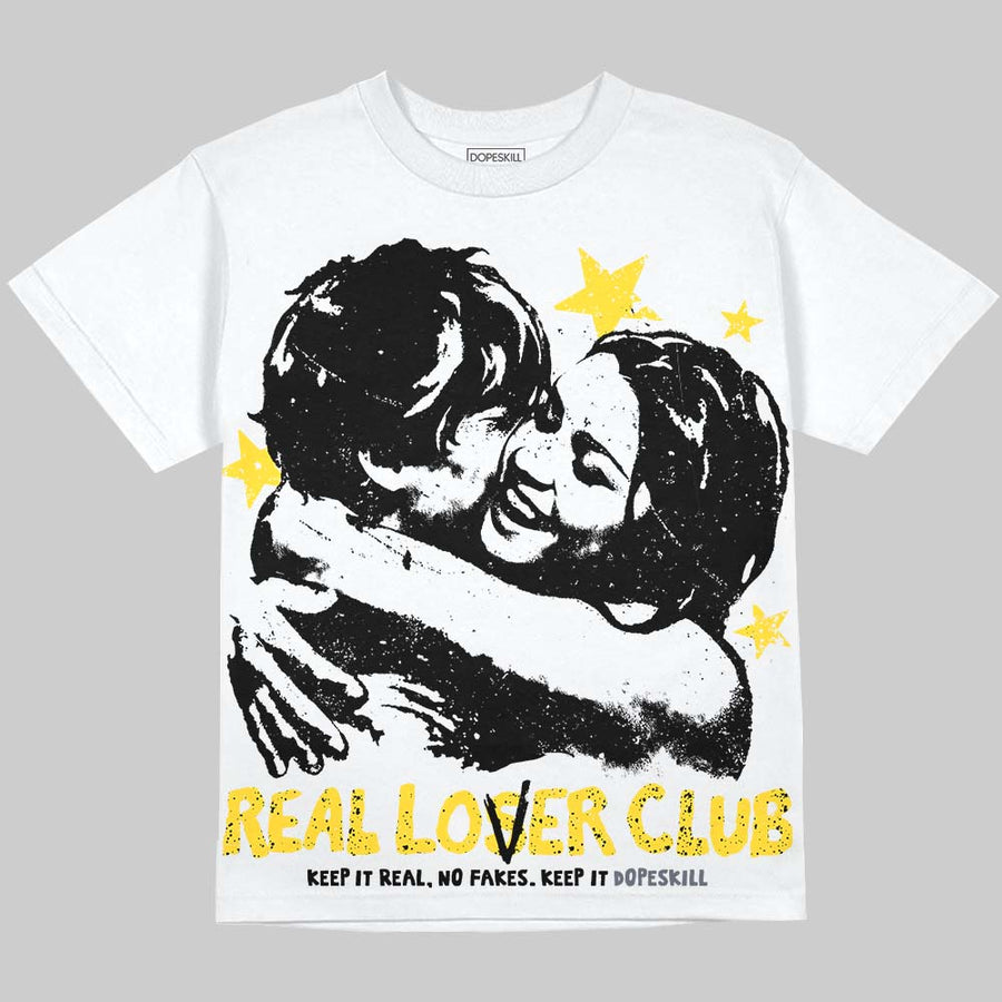 Tour Yellow 4s ChanceGift Oversize Print T-Shirt Real Lover Club Graphic