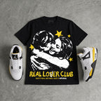 Tour Yellow 4s DopeSkill Oversize Print T-Shirt Real Lover Club Graphic