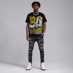Tour Yellow 4s DopeSkill T-Shirt Real Ones Move In Silence Graphic