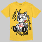 Tour Yellow 4s DopeSkill T-Shirt Smile Through The Pain Graphic
