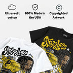 Tour Yellow 4s DopeSkill T-Shirt Stressless Graphic