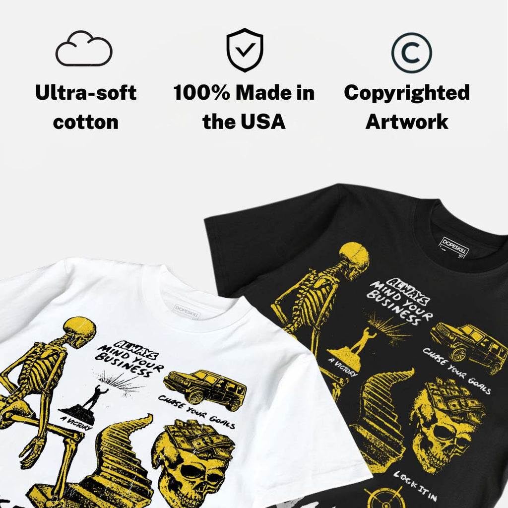 Tour Yellow 4s DopeSkill T-Shirt Ways To Get Ahead Graphic