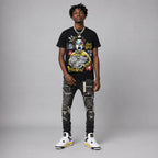 Tour Yellow 4s DopeSkill T-Shirt Work Hard Rise Above Graphic