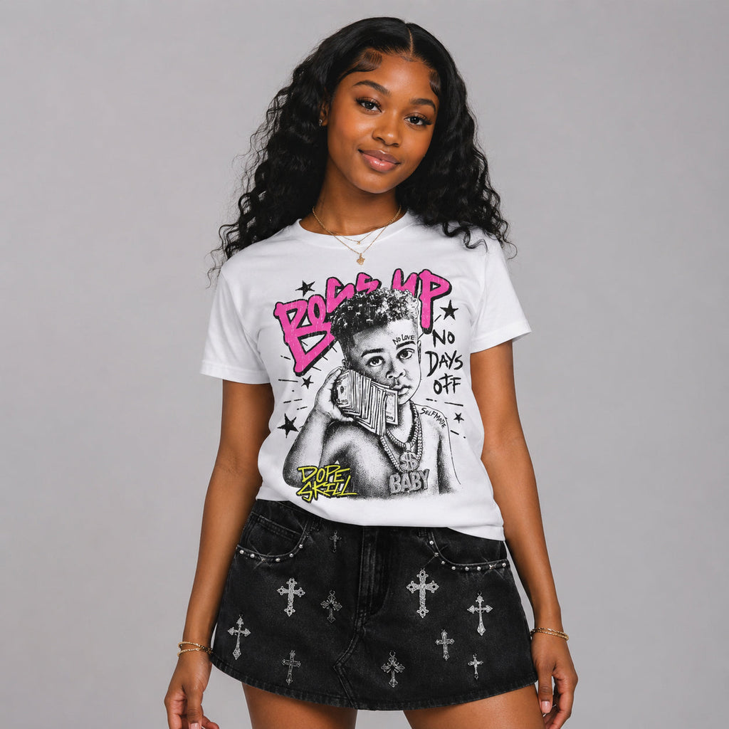 Tennis Day 7s DopeSkill T-Shirt Boss Up Graphic