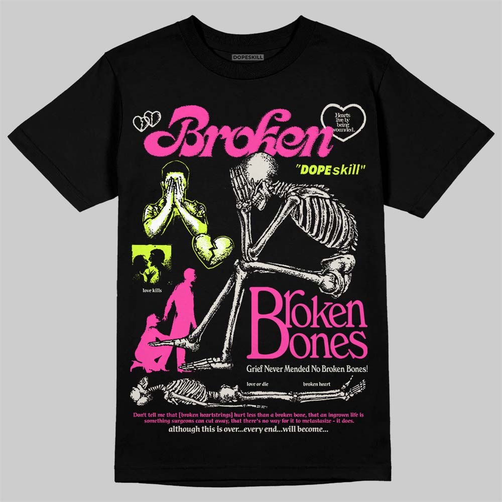 Tennis Day 7s DopeSkill T-Shirt Broken Bones Graphic