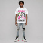 Tennis Day 7s DopeSkill T-Shirt Broken Bones Graphic