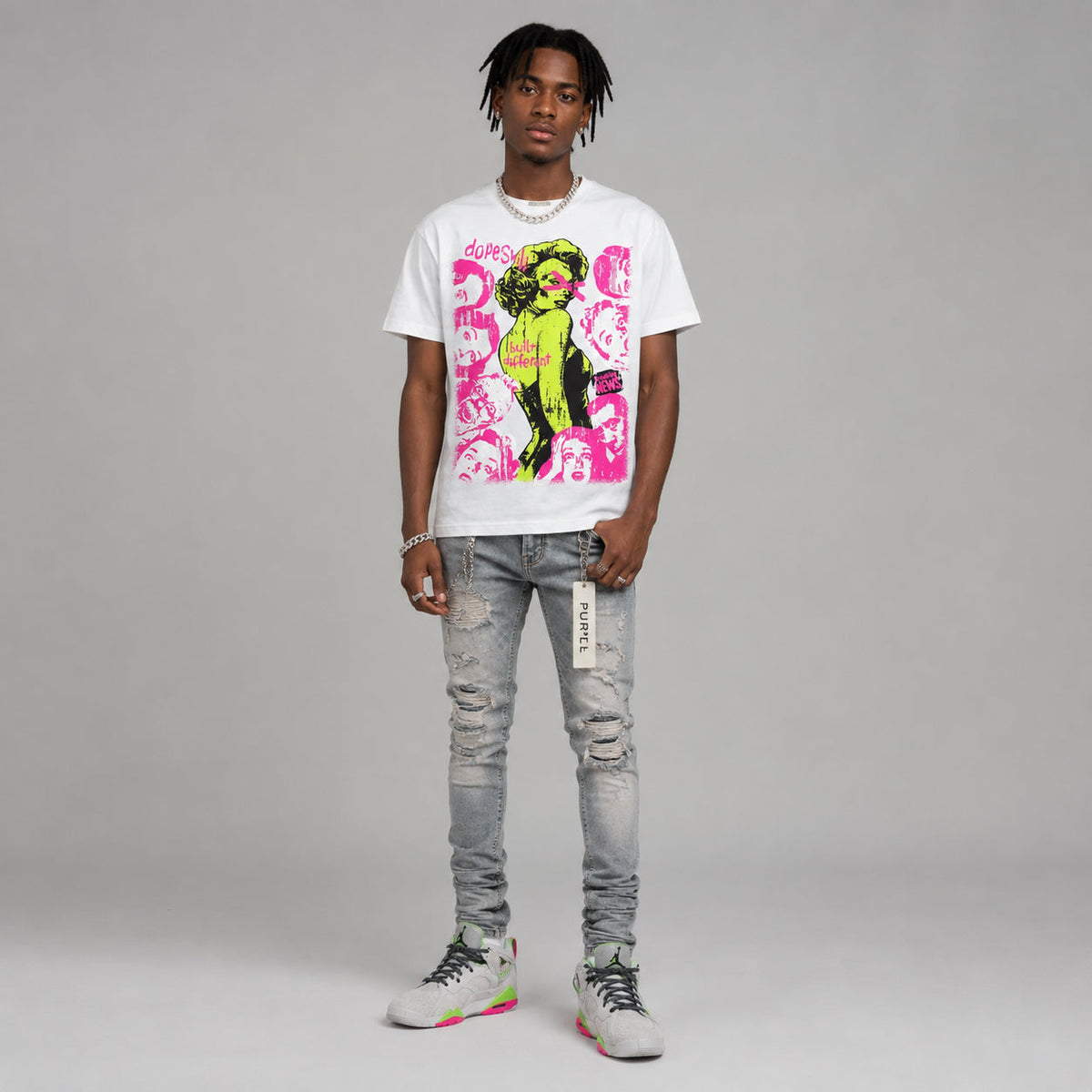 Tennis Day 7s DopeSkill T-Shirt Built Different Graphic