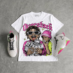 Tennis Day 7s DopeSkill Oversize Print T-Shirt Overstack Graphic