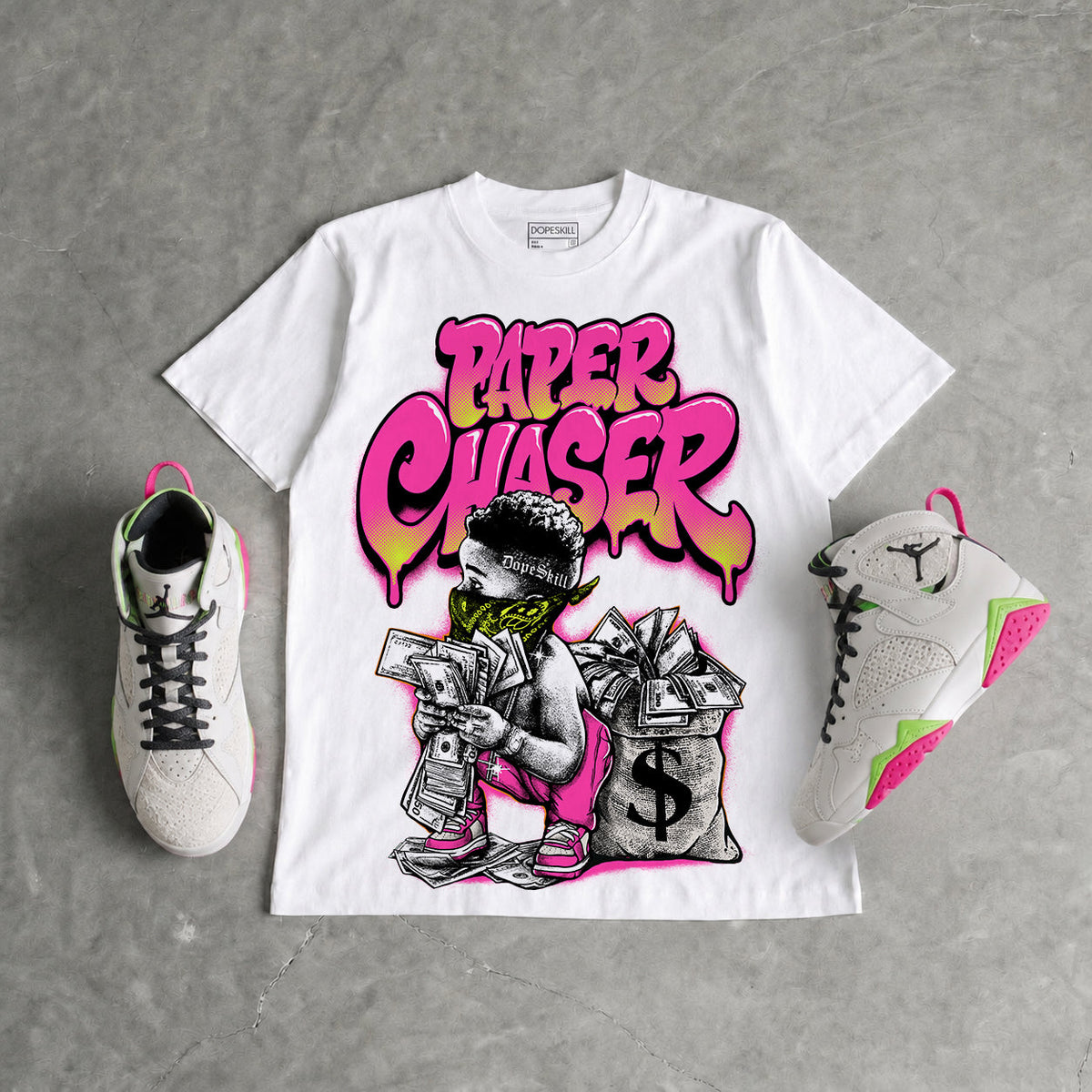 Tennis Day 7s DopeSkill T-Shirt Paper Chaser Boy Graphic
