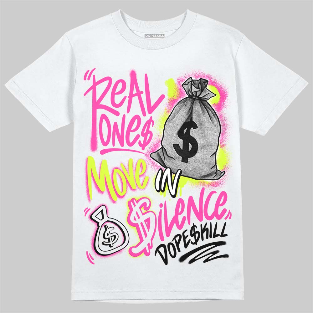 Tennis Day 7s DopeSkill T-Shirt Real Ones Move In Silence Graphic