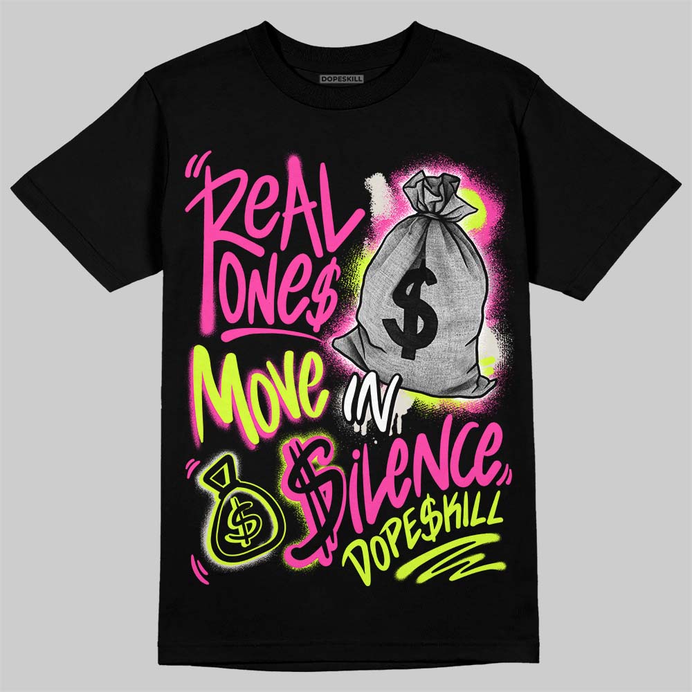 Tennis Day 7s DopeSkill T-Shirt Real Ones Move In Silence Graphic