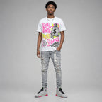 Tennis Day 7s DopeSkill T-Shirt Real Ones Move In Silence Graphic