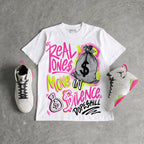 Tennis Day 7s DopeSkill T-Shirt Real Ones Move In Silence Graphic