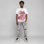 Tennis Day 7s DopeSkill T-Shirt Smile Through The Pain Graphic
