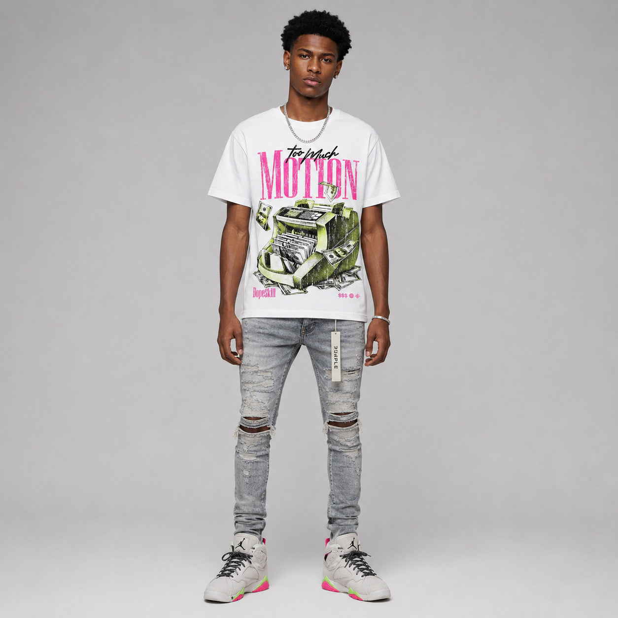Tennis Day 7s DopeSkill T-Shirt Too Much Motion Graphic