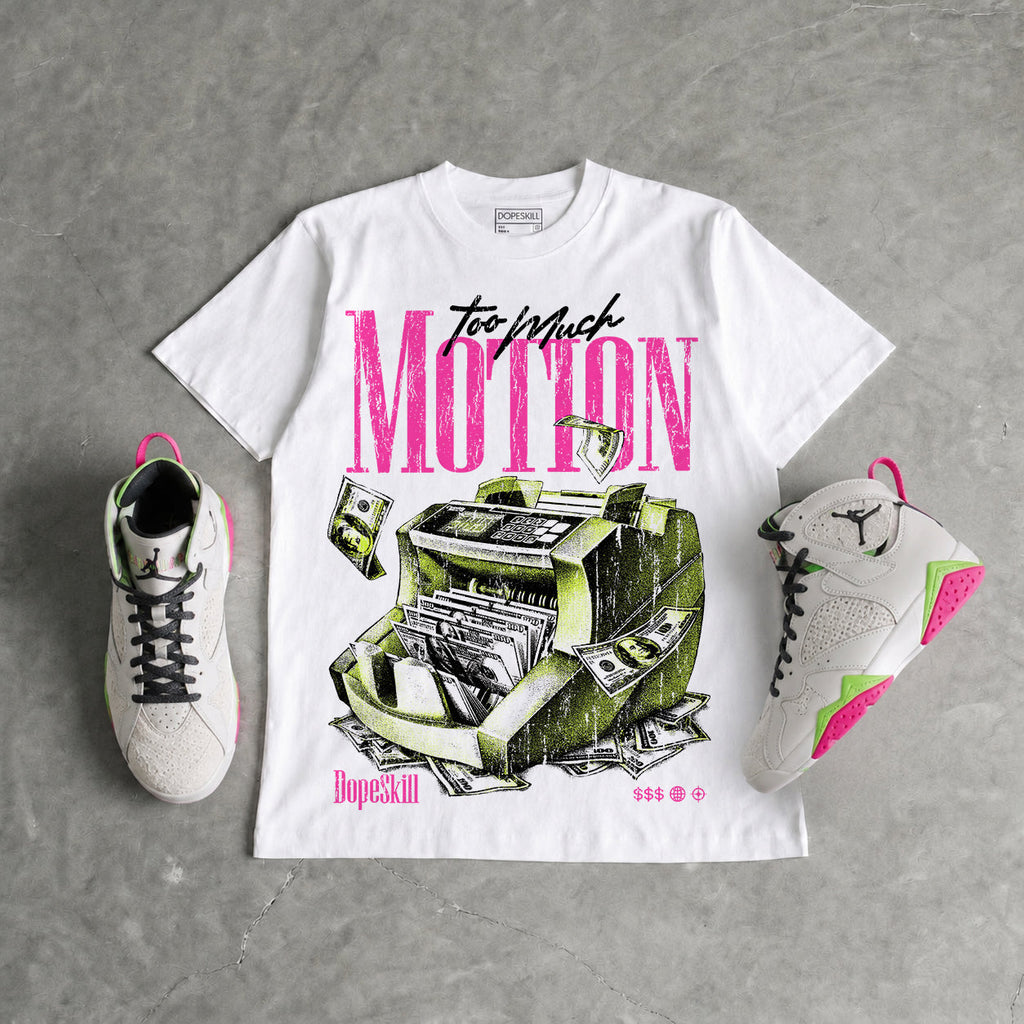 Tennis Day 7s DopeSkill T-Shirt Too Much Motion Graphic