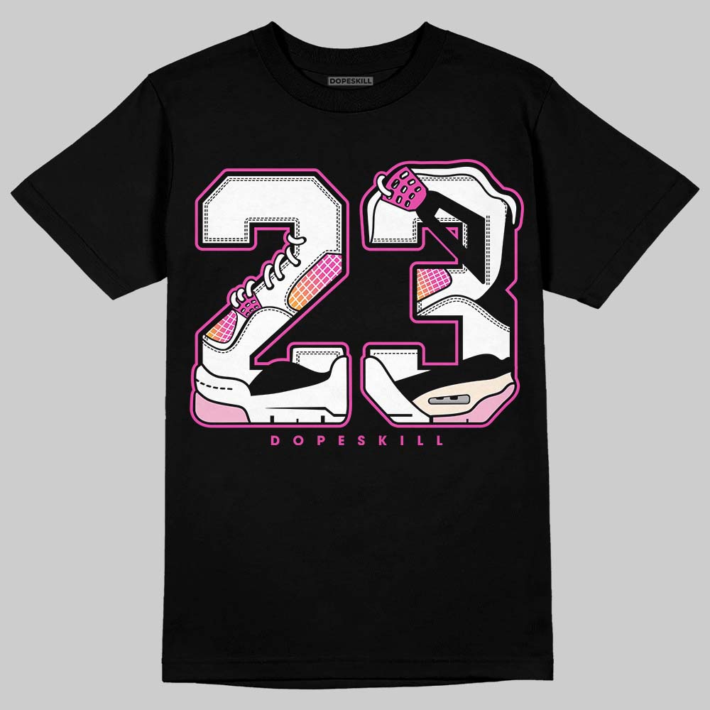 Comic 4s DopeSkill T-Shirt 23 with 4s Pattern Graphic