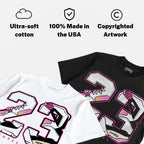 Comic 4s DopeSkill T-Shirt 23 with 4s Pattern Graphic