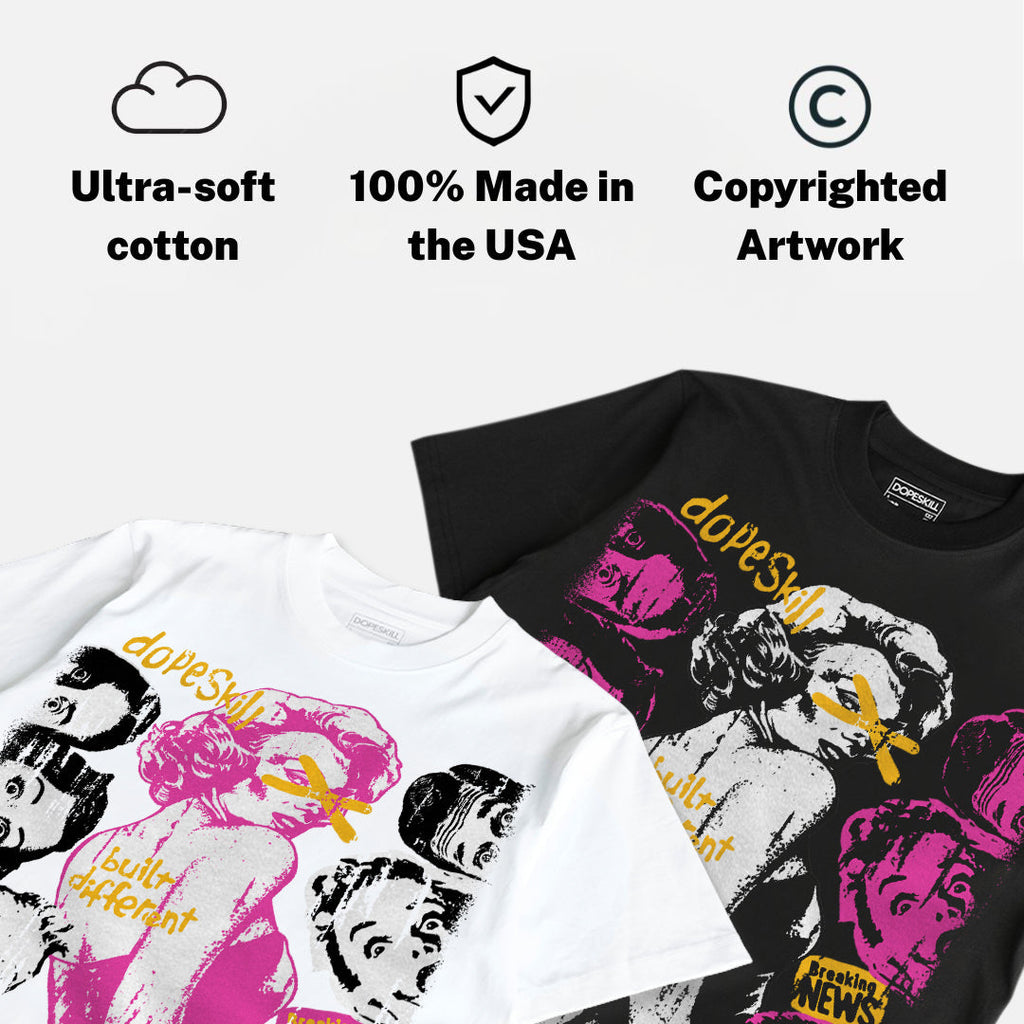 Comic 4s DopeSkill T-Shirt Built Different Graphic