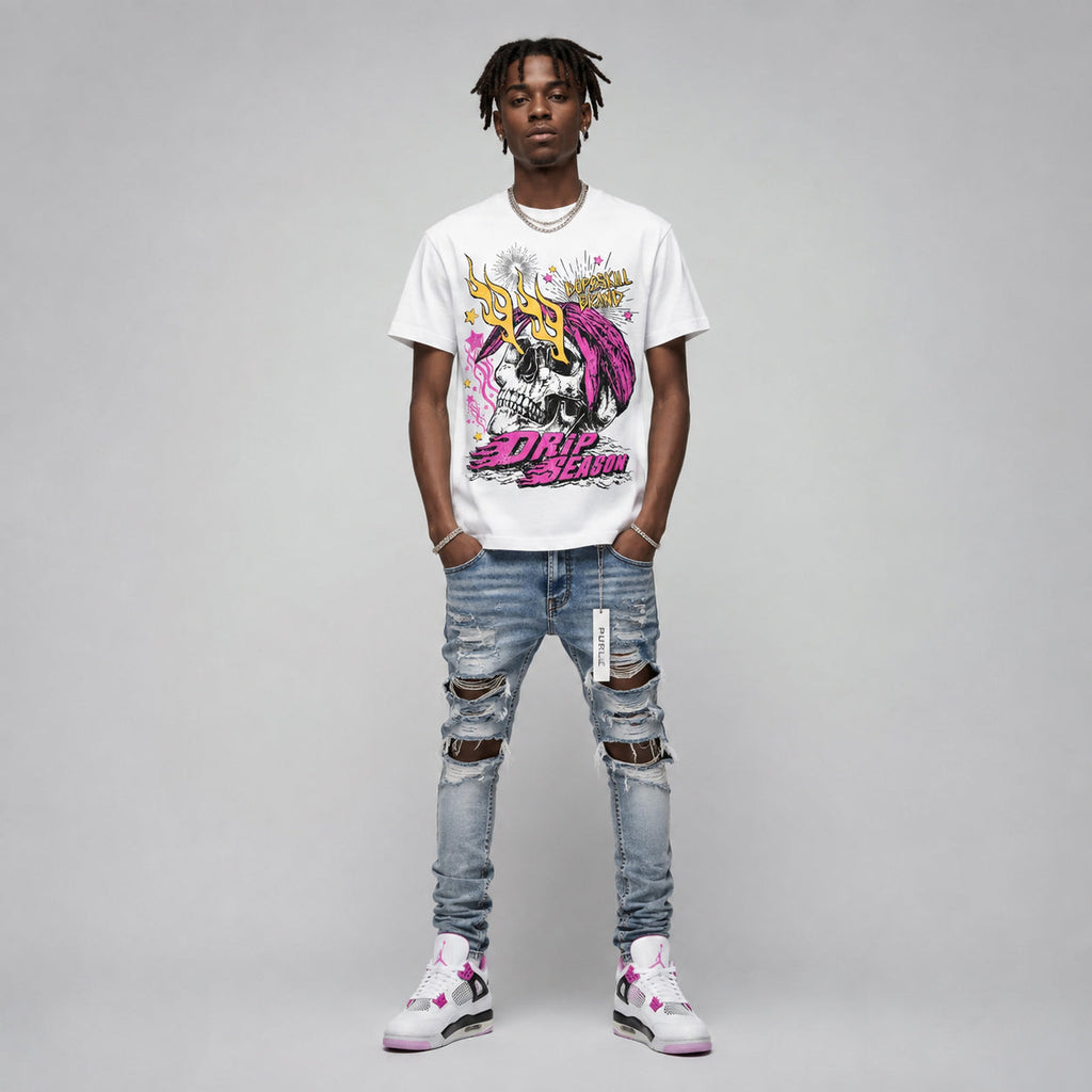 Comic 4s DopeSkill T-Shirt Drip Season Graphic