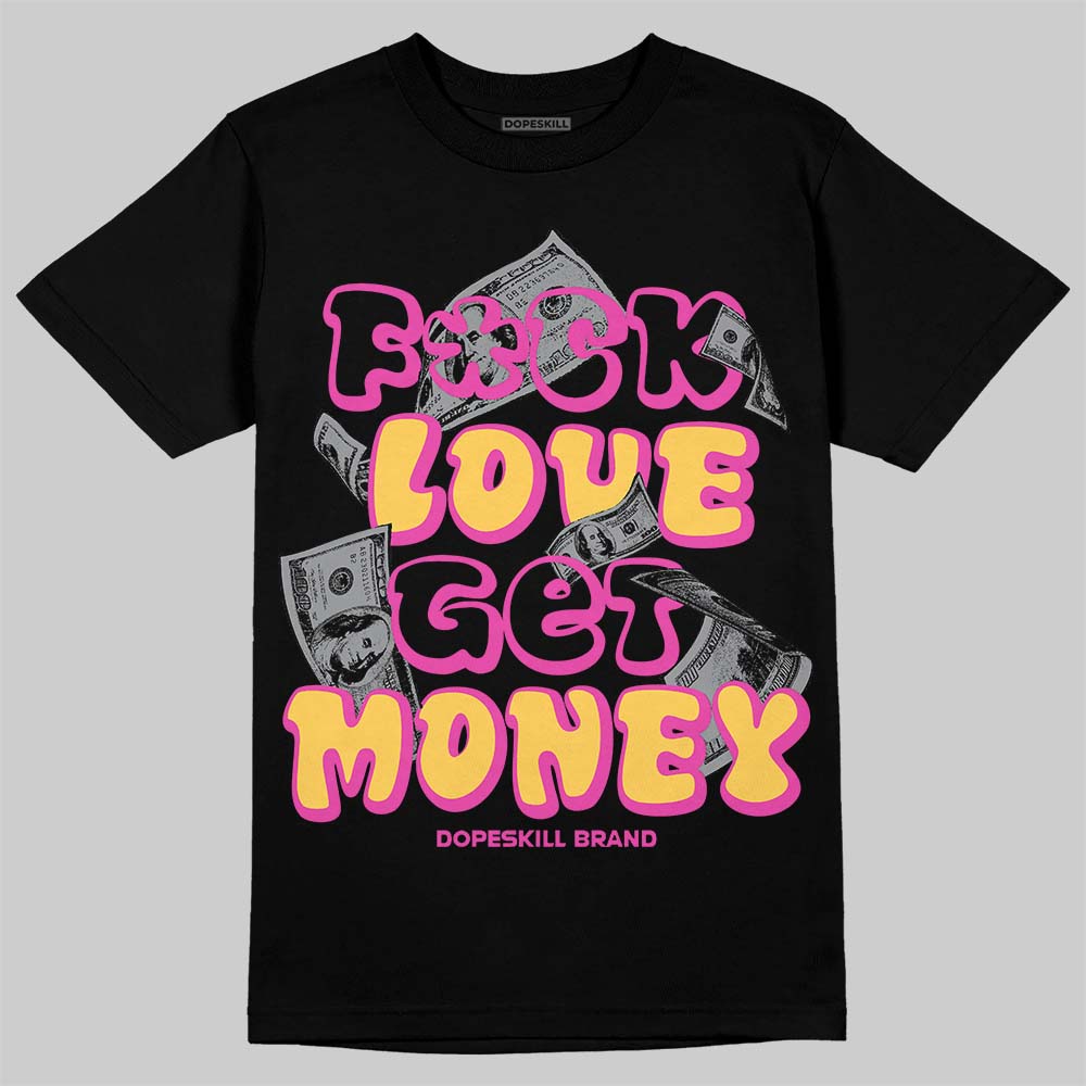 Comic 4s DopeSkill T-Shirt F#ck Love Get Money Graphic