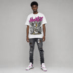 Comic 4s DopeSkill Oversize Print T-Shirt Heartless Graphic