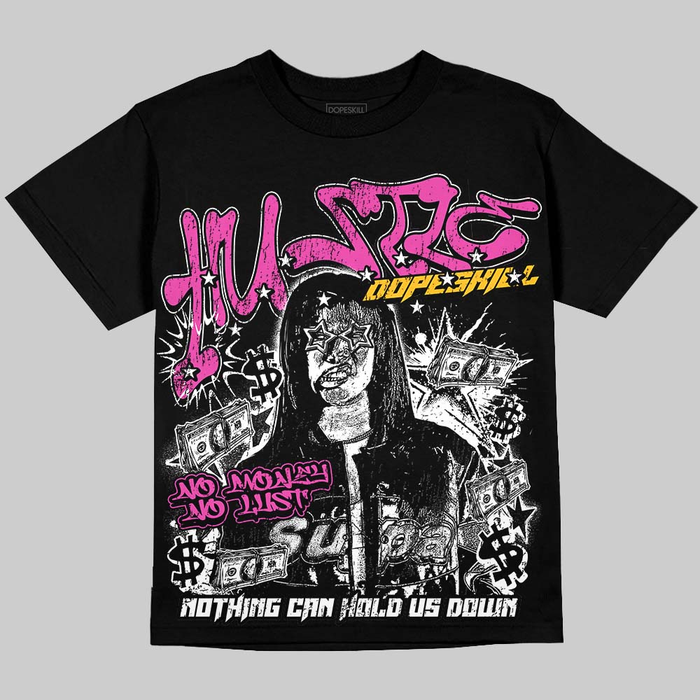 Comic 4s DopeSkill Oversize Print T-Shirt No Money No Lust Graphic