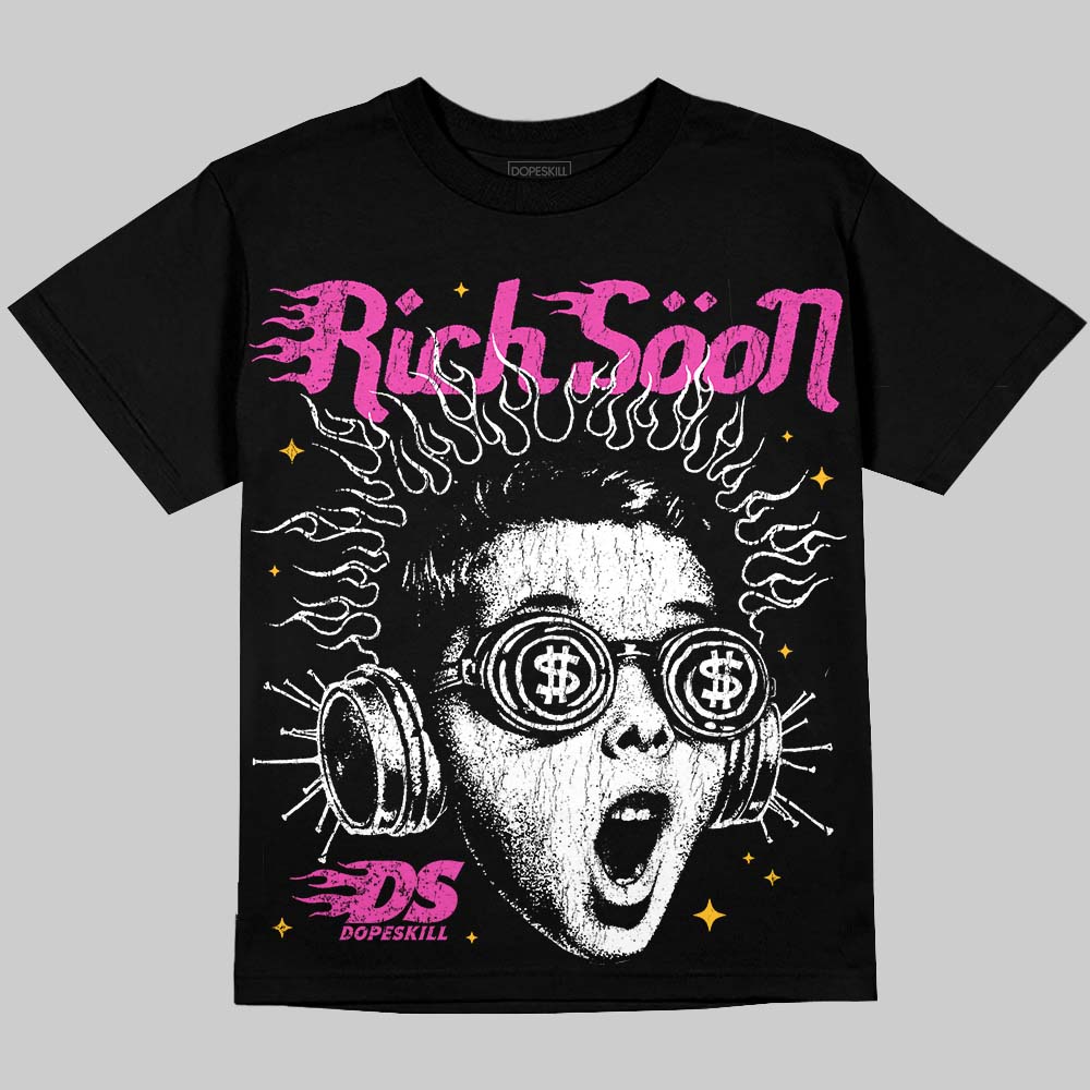 Comic 4s DopeSkill Oversize Print T-Shirt Rich Soon Graphic